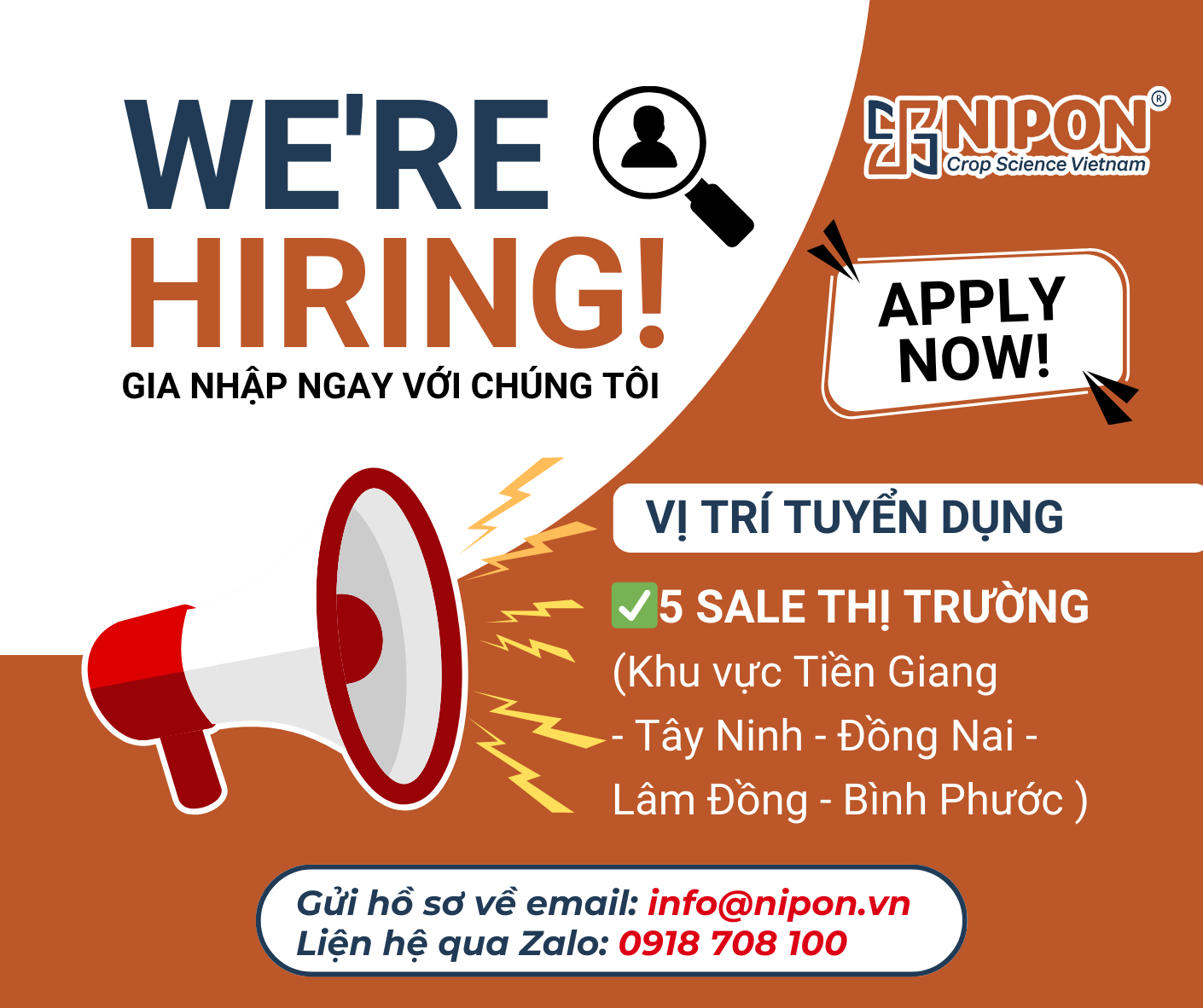 TIN TUYỂN DỤNG THÁNG 4